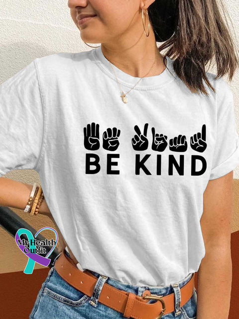 BE KIND T-shirt White / S