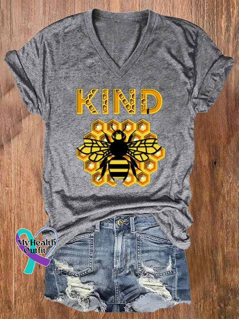 Be Kind To Everyone Short Sleeve Casual T-Shirt Grey / S