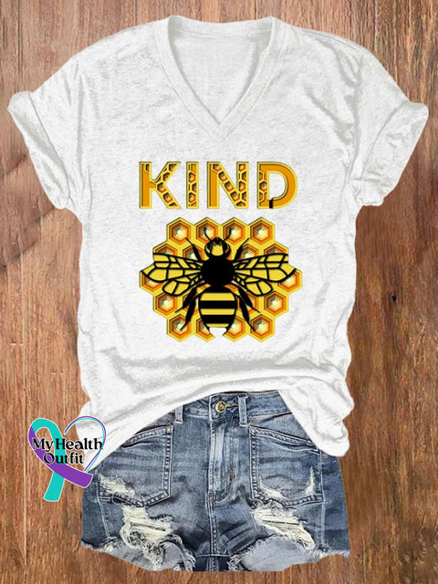 Be Kind To Everyone Short Sleeve Casual T-Shirt White / S