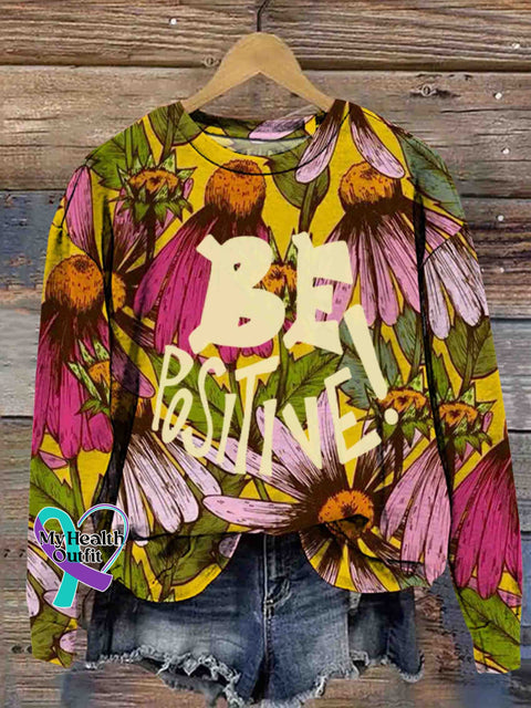 Be Positive Art Sweatshirt Multicolor / S