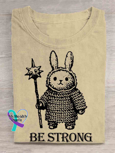 Be Strong Art T-shirt Apricot / S