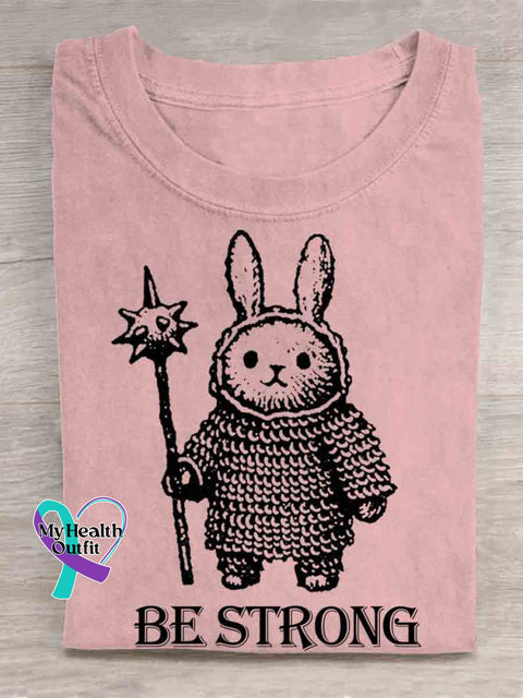 Be Strong Art T-shirt Pink / S