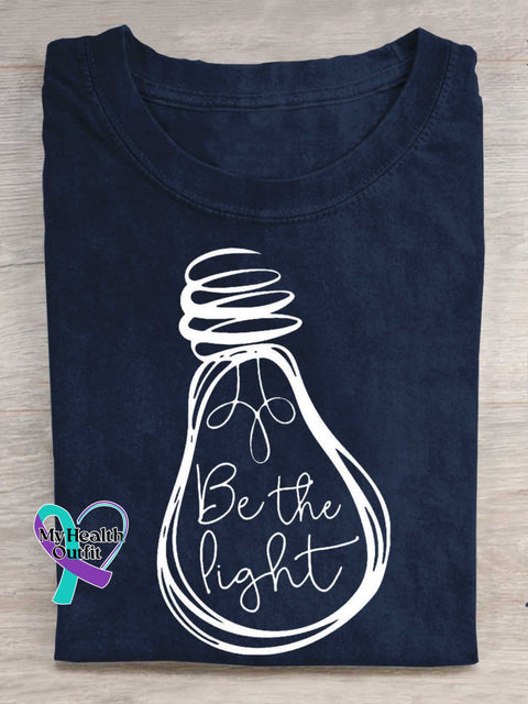 Be The Light T-shirt Blue / S
