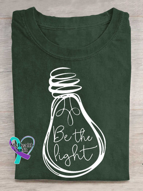 Be The Light T-shirt Green / S