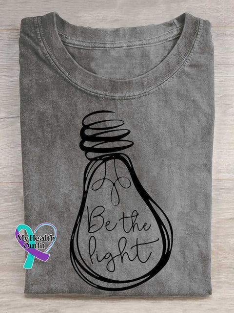 Be The Light T-shirt Grey / S