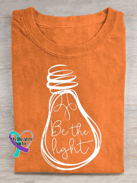 Be The Light T-shirt Orange / S