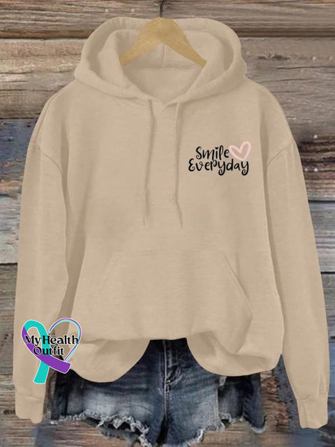 Be The Reason Someone Smiles Today Art Casual Hoodie Sweatshirt