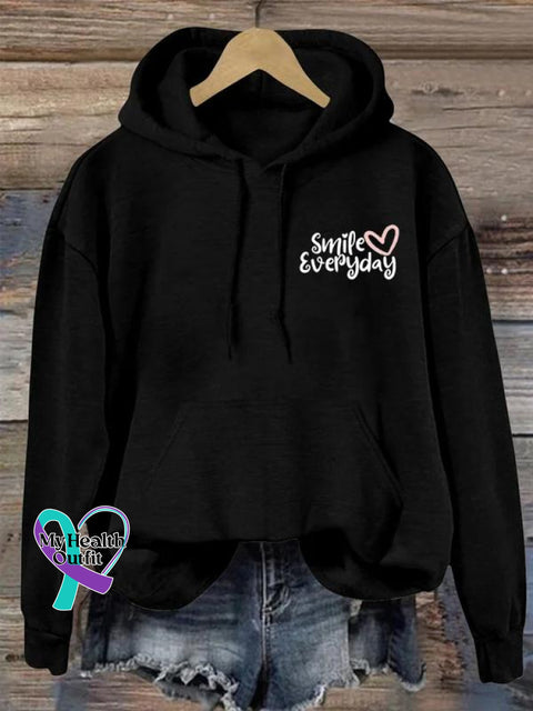 Be The Reason Someone Smiles Today Art Casual Hoodie Sweatshirt