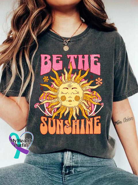 Be The Sunshine Art T-shirt DarkGray / S