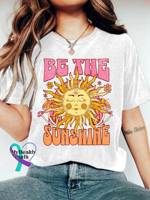 Be The Sunshine Art T-shirt White / S