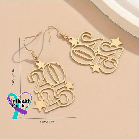 Boho Style 2025 New Year Earrings