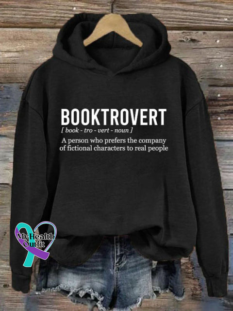 Booktrovert Hoodie Black / S
