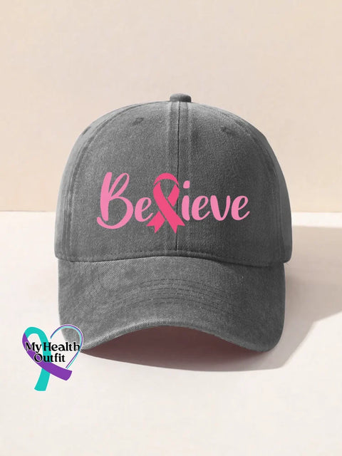 Breast Cancer Awareness Art Baseball Cap