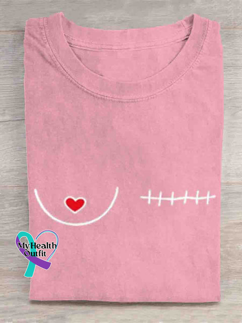 Breast Cancer Awareness Art T shirt LightPink / S