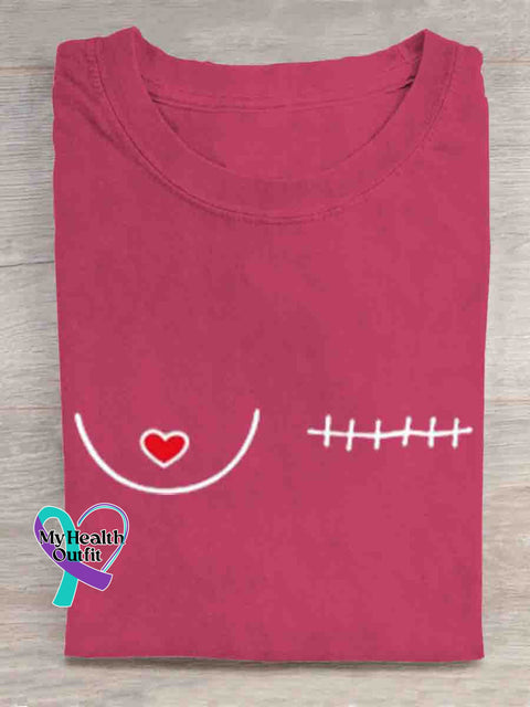 Breast Cancer Awareness Art T shirt Pink / S