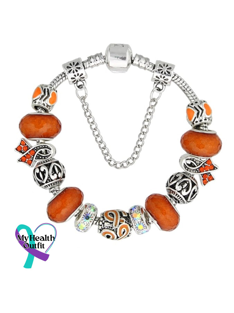 Breast Cancer Awareness Bracelet Red / S