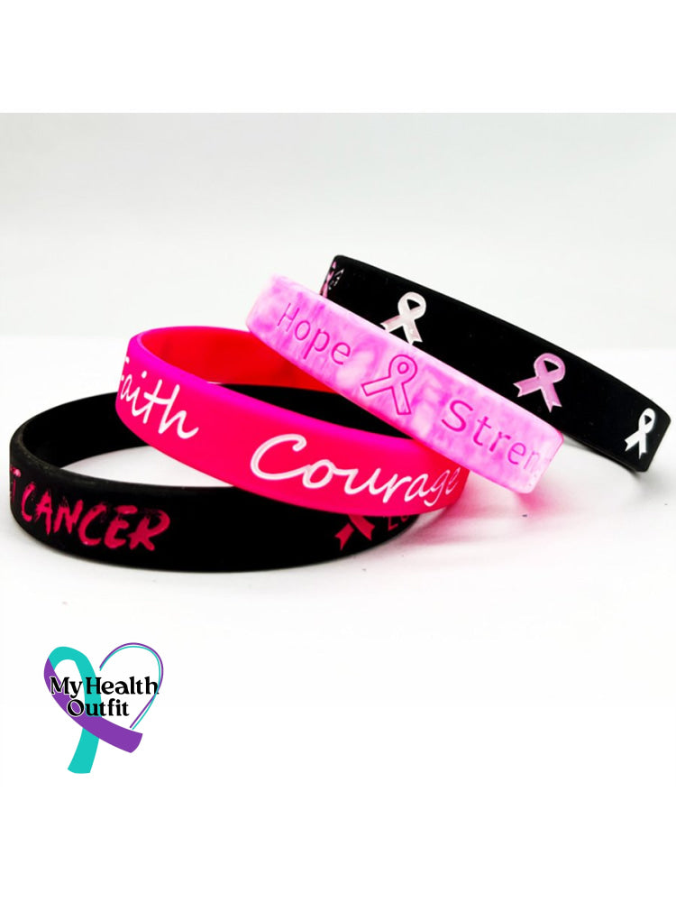 Breast Cancer Awareness Care Wristband Bracelet Ten Mashups