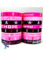 Breast Cancer Awareness Care Wristband Bracelet Ten Mashups 1
