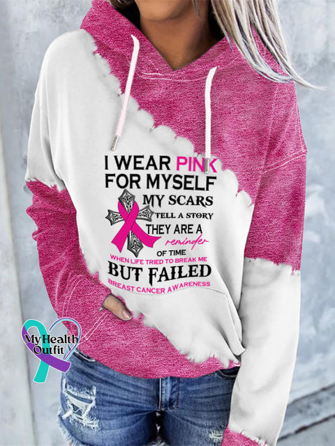 Breast Cancer Awareness I Wear Pink For Myself My Scars Tell A Story They Are Reminder Of Time When