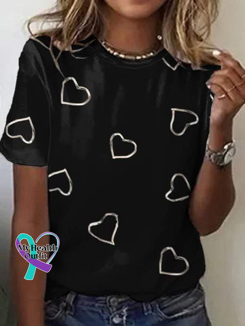 Breast Cancer Awareness T-Shirt Black / S