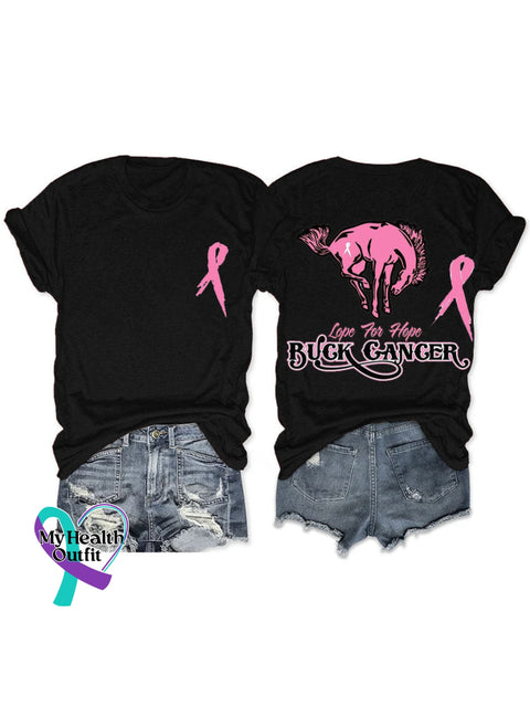 Breast Cancer Awareness T-Shirt Black / S