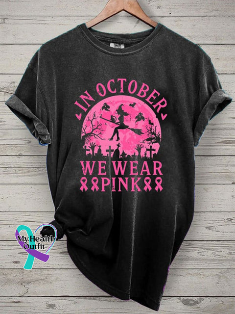 Breast Cancer Awareness T-Shirt Black / S