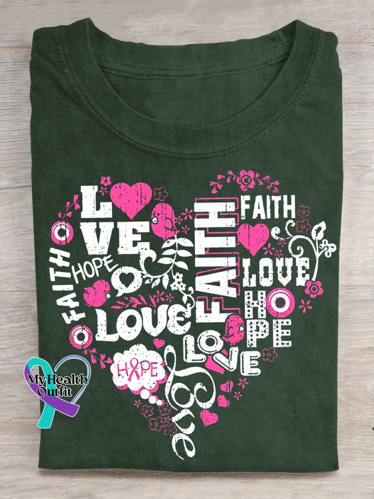 Breast Cancer Awareness T-shirt Green / S