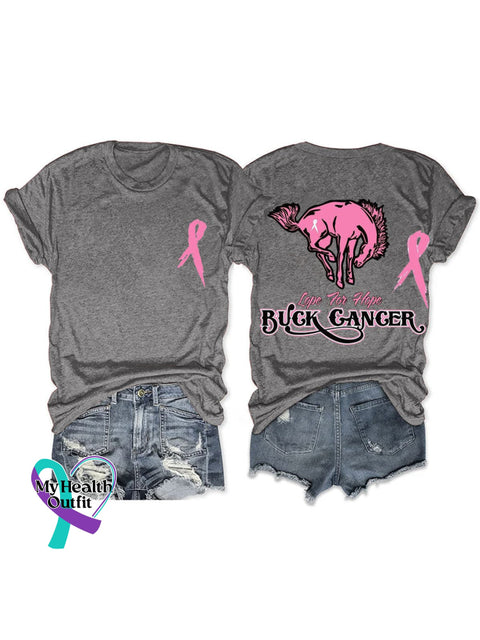 Breast Cancer Awareness T-Shirt Grey / S
