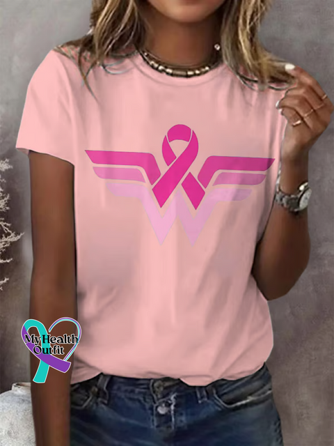 Breast Cancer Awareness T shirt LightPink / S