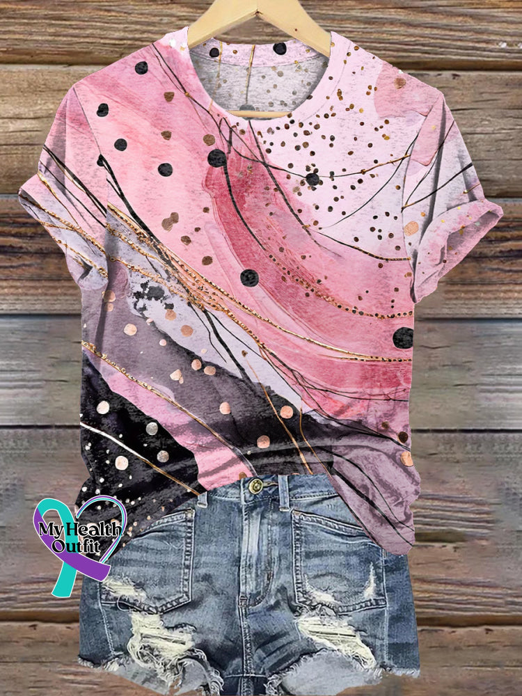 Breast Cancer Awareness T shirt Multicolor / S