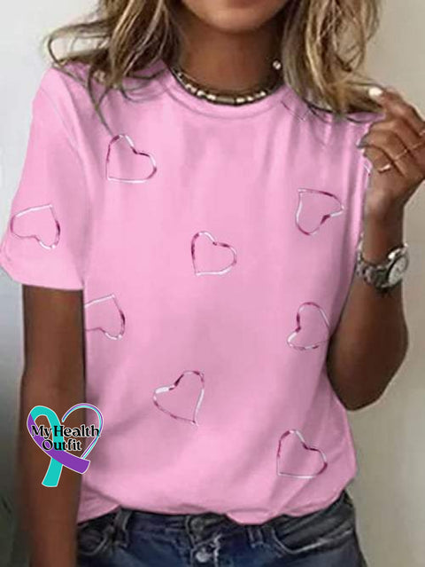 Breast Cancer Awareness T-Shirt Pink / S