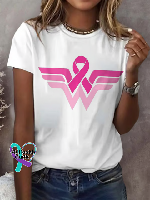 Breast Cancer Awareness T shirt White / S