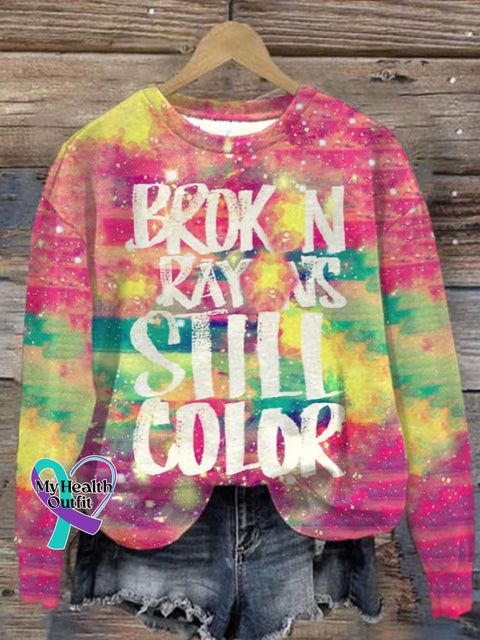 Broken Crayons Still Color Women’s Casual Long-Sleeved Sweater As Shown / S