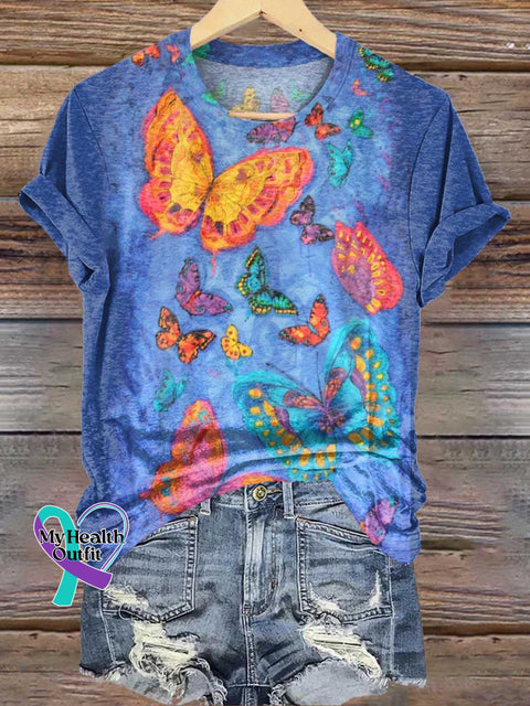Butterfly T-shirt Multicolor / S