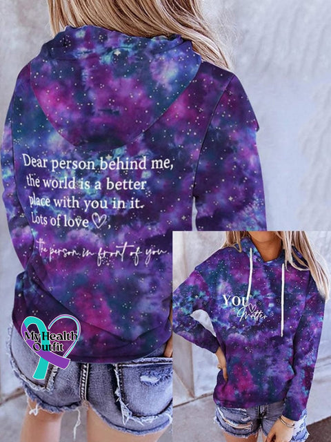 🔥Buy 3 Get 10% Off🔥Slogan Women’s Print Hoodie As Shown / S
