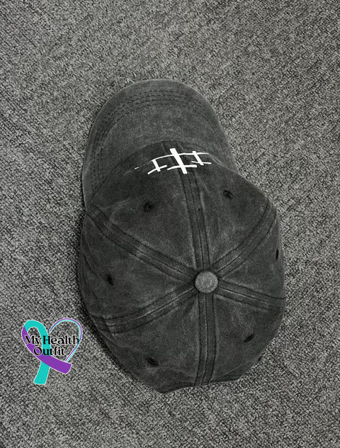 🔥Buy 3 Get 10% Off🔥Unisex Distressed Washed Cotton Faith Print Hat