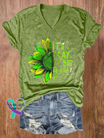 🔥Buy 3 Get 10% Off🔥Women’s It’s Okay To Not Be Print Casual T-Shirt Green / S