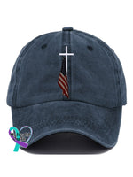 🔥Buy 5 Get 20% Off🔥Slouchy Print Baseball Cap Navy / One-Size