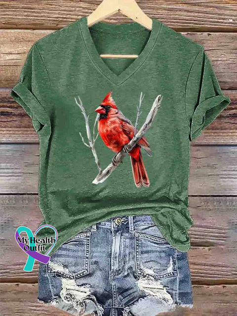 Cardinal Art T-Shirt Green / S