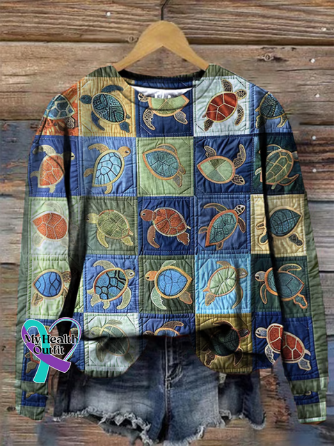 Casual Crew Neck Animal Sweatshirt As Picture / S /new-trends