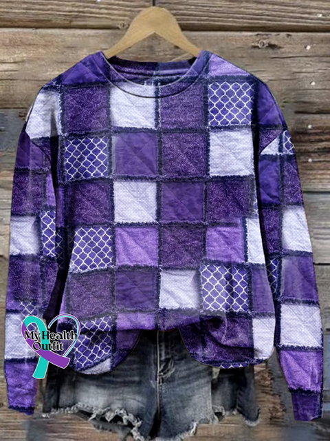 Casual Crew Neck Text Letters Sweatshirt /new-trends