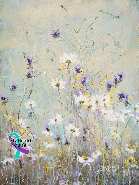 Casual Floral V Neck Short Sleeve T-shirt