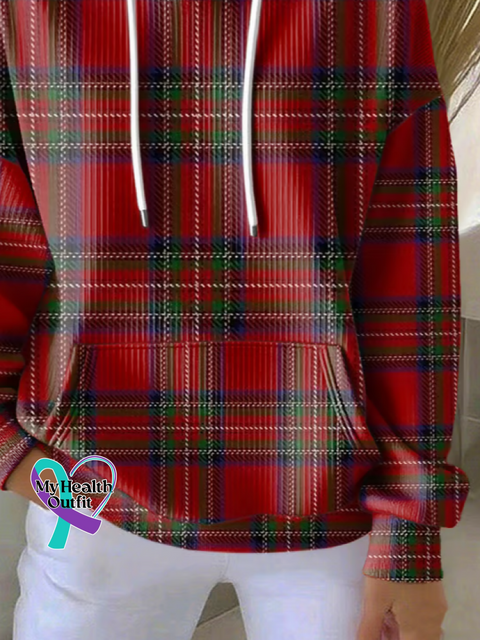 Casual Hoodie Plaid Hoodie Printing arrivals