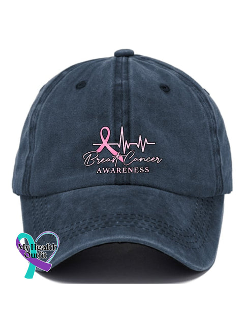 Casual Print Baseball Cap Navy / One-Size