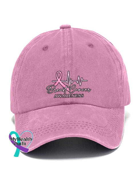 Casual Print Baseball Cap Pink / One-Size