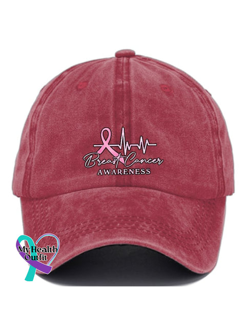 Casual Print Baseball Cap Red / One-Size