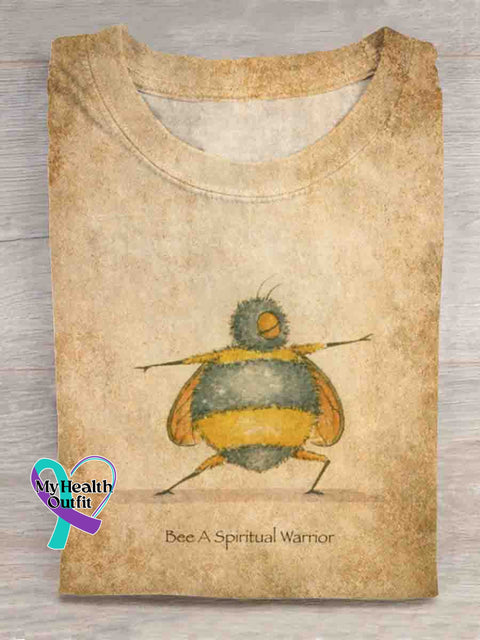 Chill Bee Yoga Art T-shirt Multicolor / S