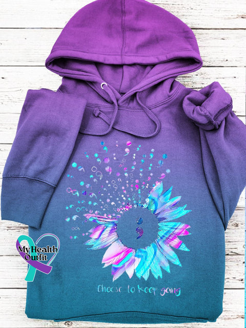 Choose Be Keep Going ，Suicide Prevention Day Multicolor / S