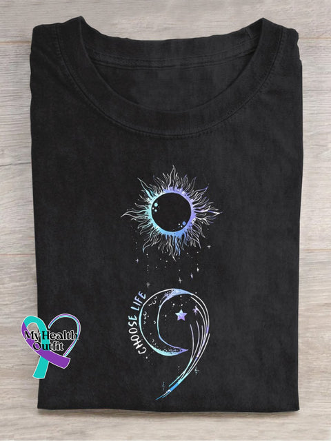 Choose Life Suicide Awareness T-Shirt Black / S