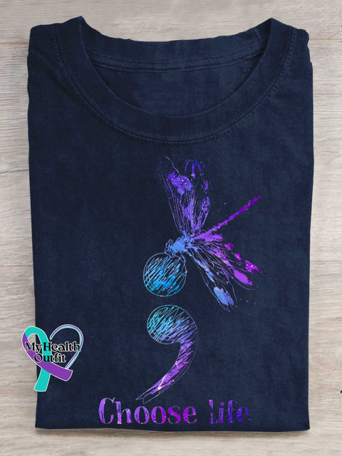 Choose Life SUICIDE PREVENTION AWARENESS T-shirt